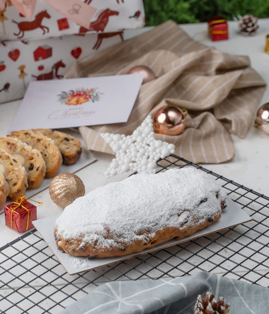 Christmas Stollen Bread - Eggless