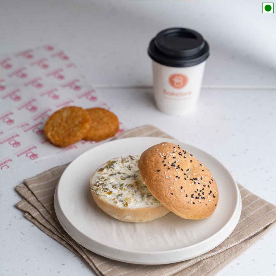 Jalapeno Cream Cheese Bagel