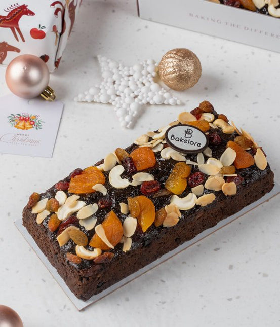 Christmas Plum Cake - Eggless