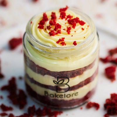 Red Velvet Cake Jar