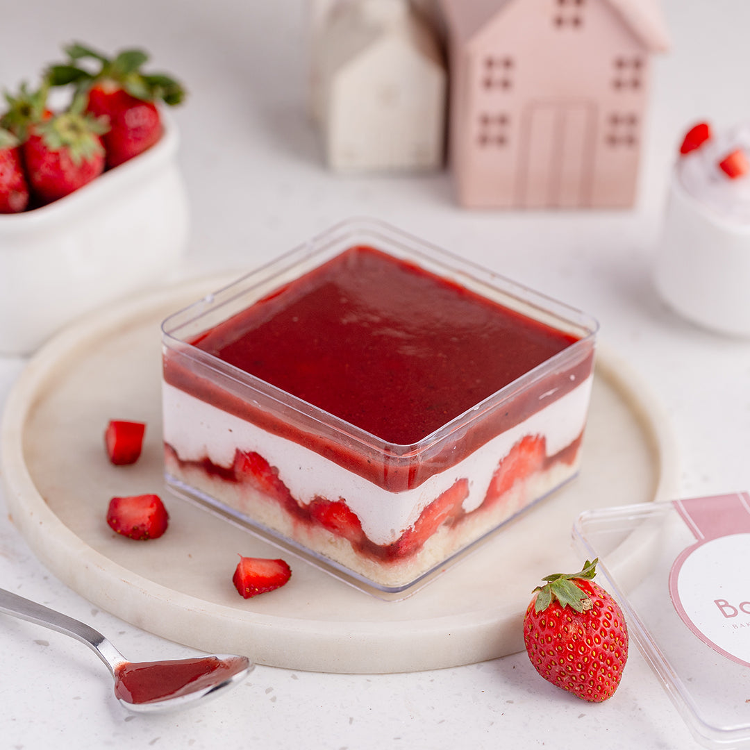 Strawberry Pudding Parfait